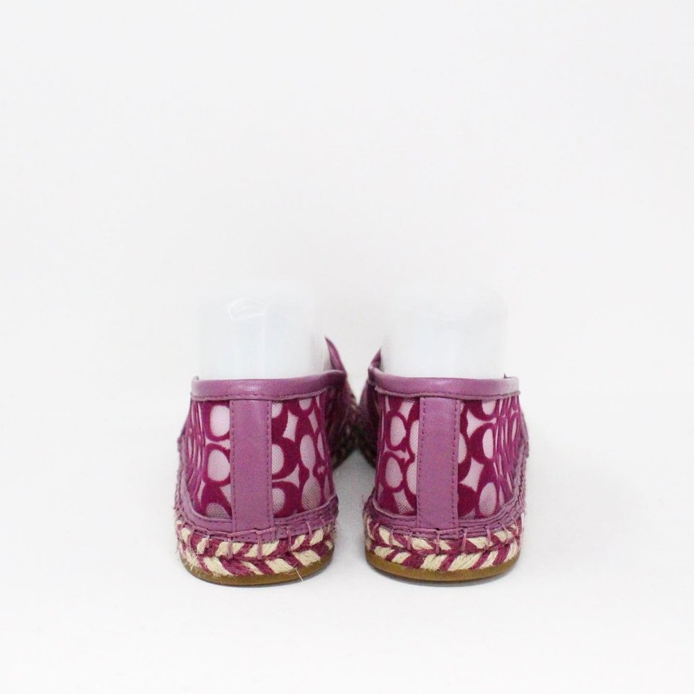 COACH #40467 Lilac Berry Cleo Espadrilles (US 6.5 EU 36.5) - Picture 7 of 9
